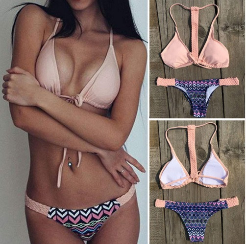 Купальник із гарною спинкою верх на зав'язках