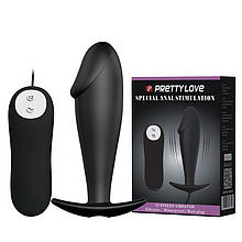 Анальна пробка Pretty Love Vibrating Butt Plug Black 403