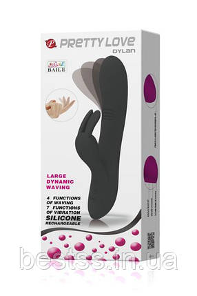 Hi-tech вібратор - Pretty Love Dylan Vibrator Black, фото 2