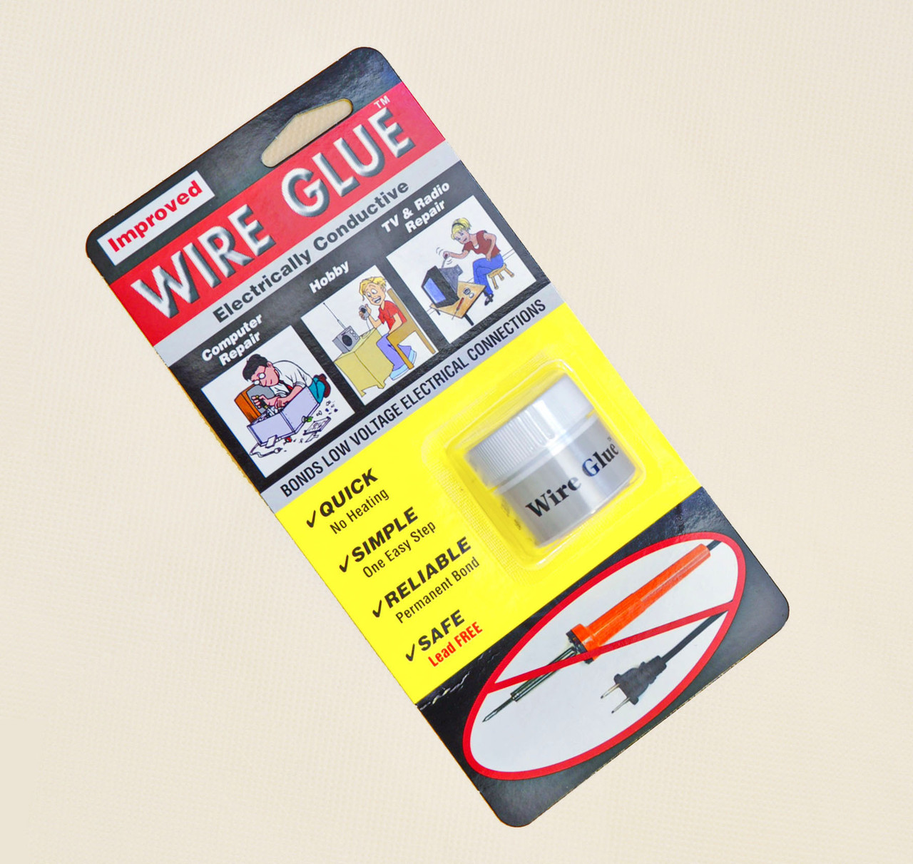 Токопровідний клей Wire Glue графітовий 9мл рідкий дріт токопровідна фарба