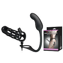 Насадка на член Pretty Love Hercules Penis Sheath Vibro Black