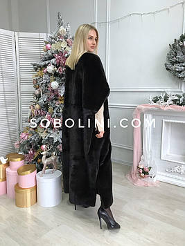 Кейп із норки, V-подібний комір