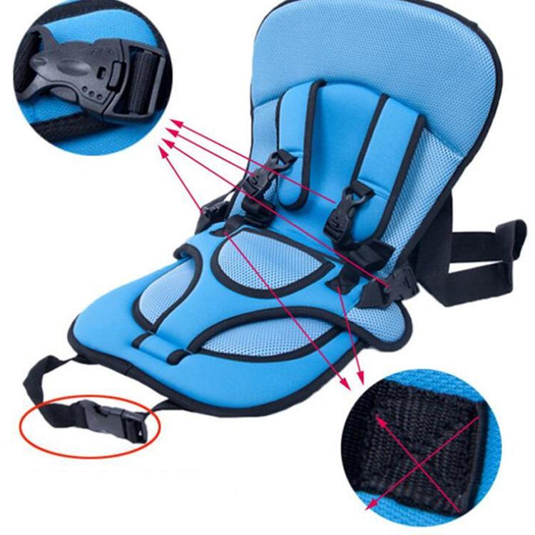 Детское автокресло бескаркасное 9-18 кг (1-6 лет) Child Car Seat / Синий - фото 2 - id-p1108004981