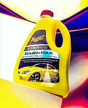 Автомобільний шампунь з воском - Meguiar's Ultimate Wash & Wax 1,42 л. (G17748), фото 6