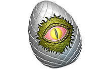 Пластикова форма для мила 670 - Яйце дракона