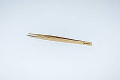 Пінцет прямий INFINITY, колір GOLD