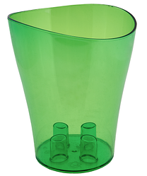 Кашпо для орхідей "Ніка" 16см прозорий /тонований/