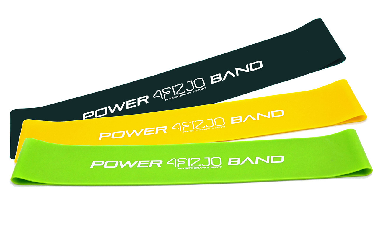 Резинка для фітнесу та спорту (стрічка-еспандер) 4FIZJO Mini Power Band 3 шт 5-20 кг 4FJ0008