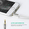 Кабель аудіо Ugreen 3.5 mm AUX 0.5 M White (AV119), фото 6