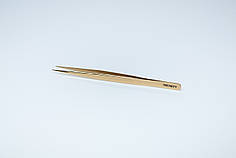 Пінцет прямий INFINITY, колір GOLD