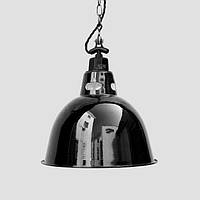 Светильник [ INDUSTRIAL vintage / Metal Bell / black ] (series enamelled)