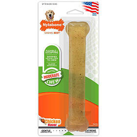 Nylabone FlexiChew Petite жувальна іграшка кістка для собак до16 кг із помірним стилем гризіння, смак курки