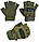 Рукавички безпалі для турніка Oakley армійські тактичні військові (M, L, ХL,) Чорні ,Олива, фото 7