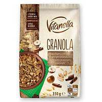 Мюсли с орехами и шоколадом Vitanella Granola Польша 350г