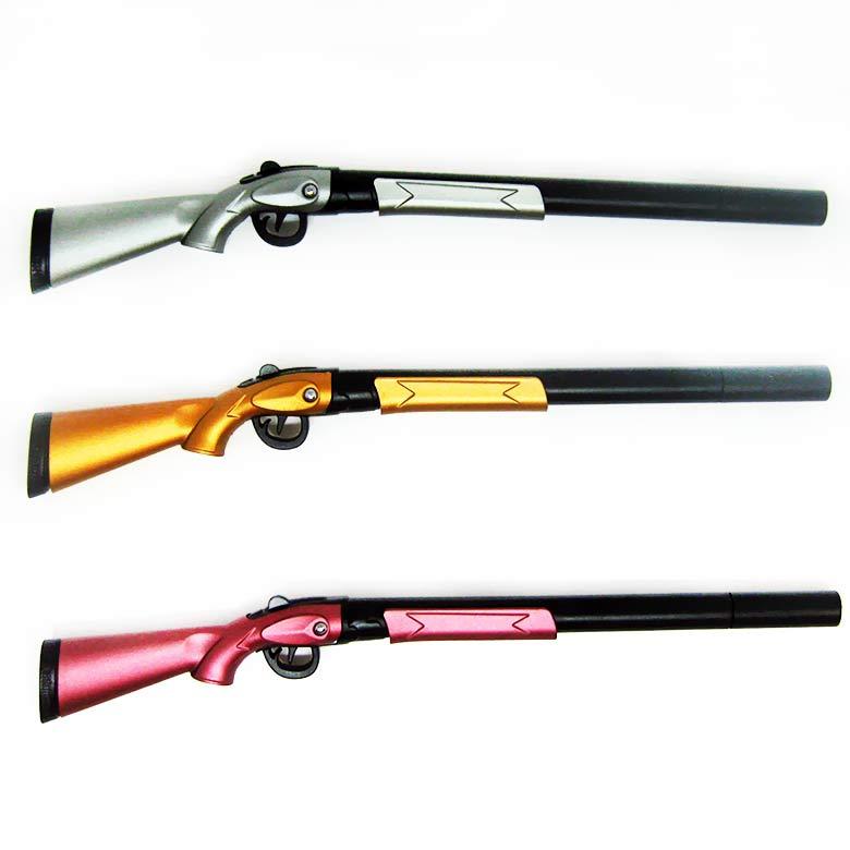 Гелева ручка з насадкою Рушниця асорті, пише синім №1109, фото 1