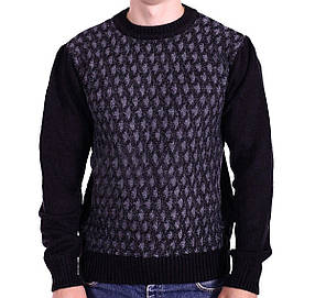 Чоловічий вовняний светр Gerekli Туреччина k0618/1 Чорний M