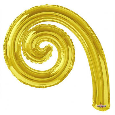 До спіральної кулі14" Kurly Spiral Gold