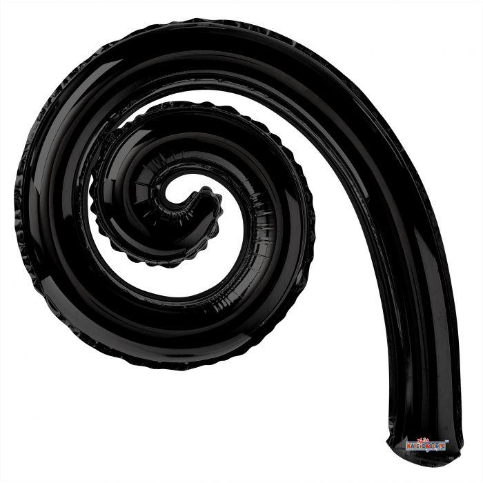 До 14" Спіральна куля Kurly Spiral Black