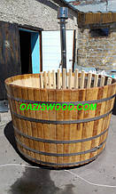 Офуро, японська лазня з дуба зі збільшеною товщиною стінки до 40мм