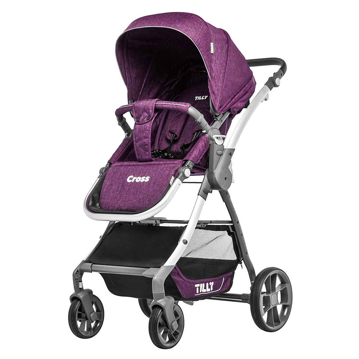 Коляска прогулянкова Cross, «Tilly» (T-171), колір Purple (фіолетовий у льоні)