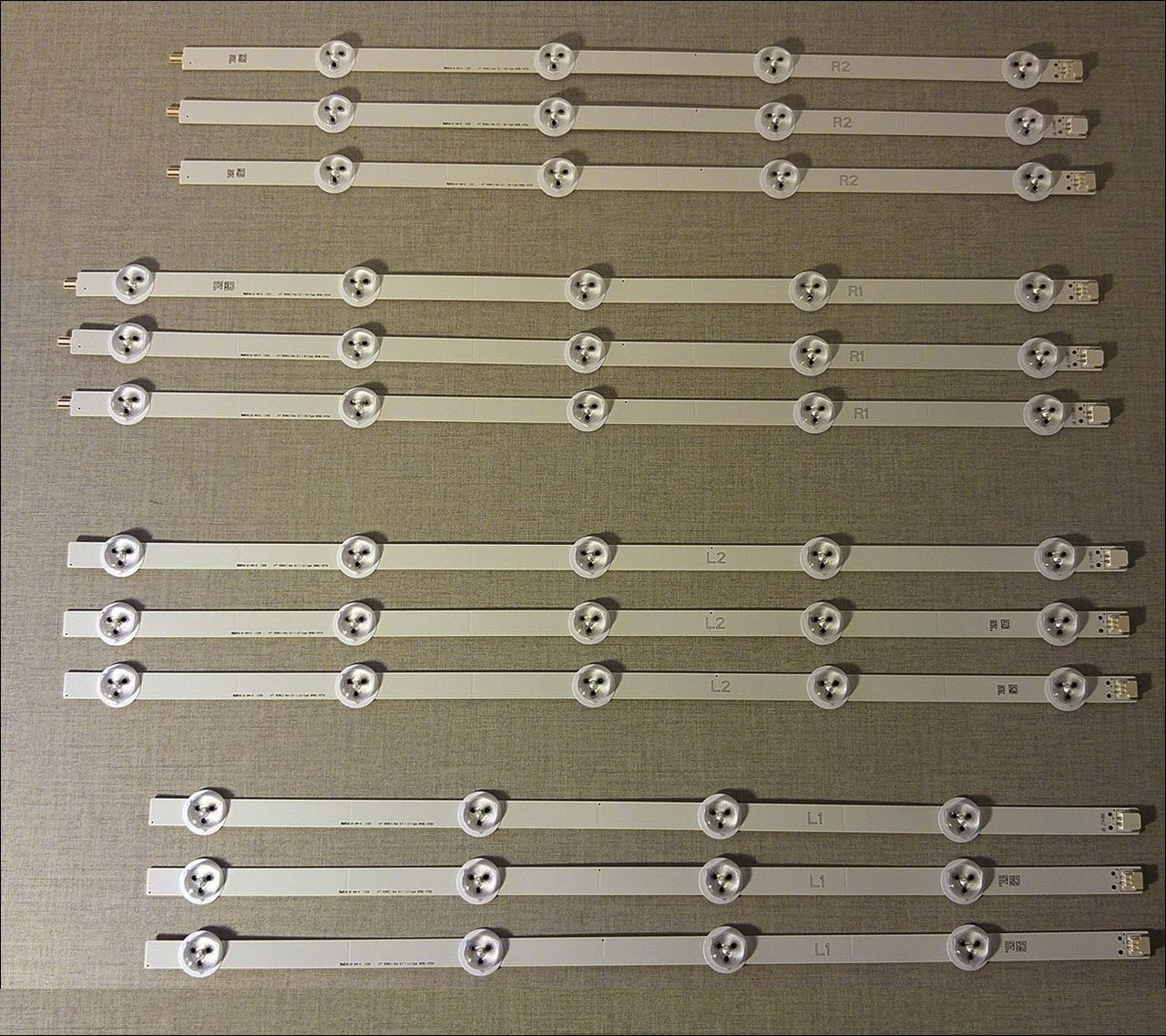 LED планка лампа підсвічування 47", 12шт, LG 6916L-1174A 1175A 1176A 1177A, фото 1