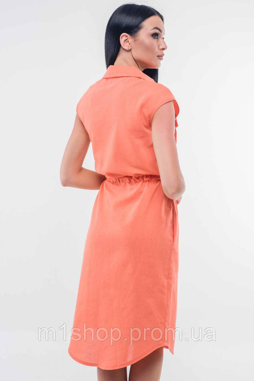 Женское платье-рубашка на кулиске (Кайли ri) - фото 7 - id-p1108169847