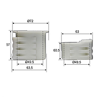 Комплект втулок на шток для гальма накату AL-KO 161S, 251S, 251G, 351ZA, 1210131