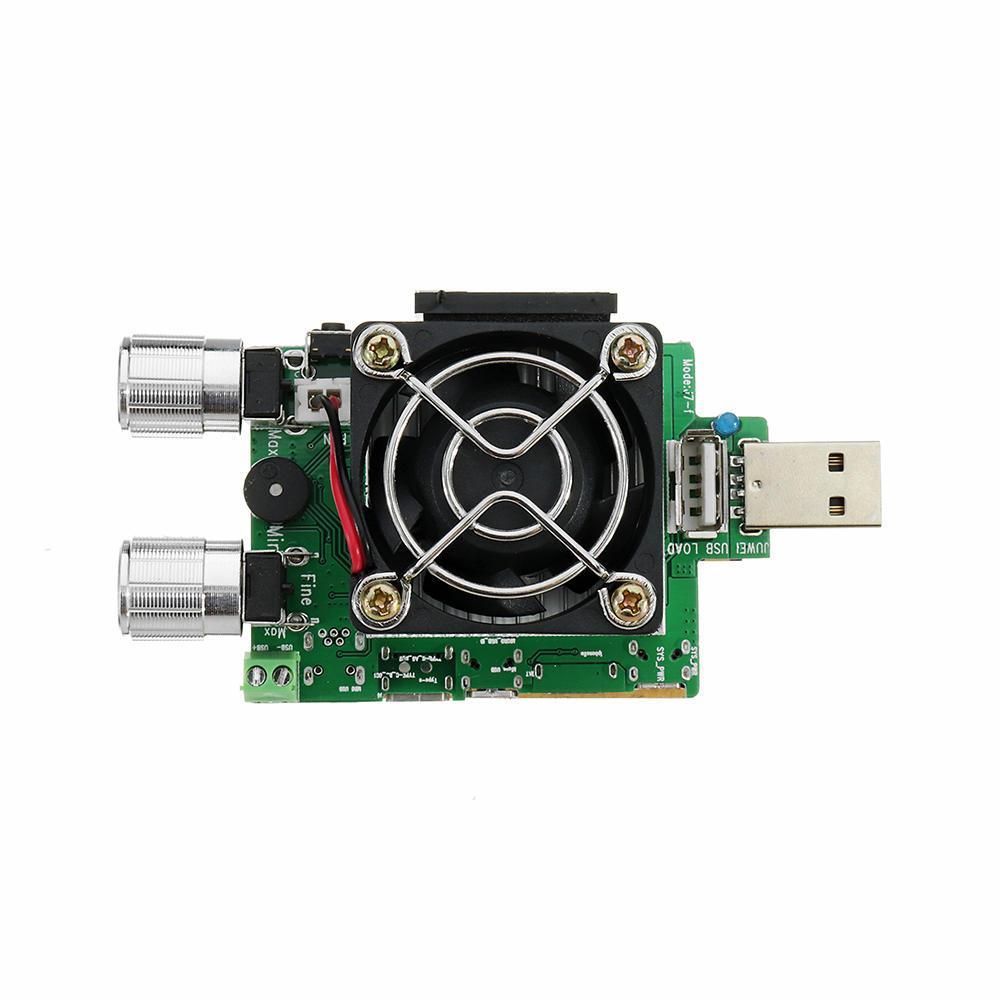 USB тестер JUWEI 4-25В з регульованим навантаженням 35Вт QC2.0 QC3.0