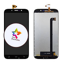 Дисплей для мобільного телефону S-TELL M555, чорний, з тачскріном, ORIG