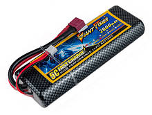 Аккумулятор Giant Power Li-Pol 2600mAh 7.4V 2S 35C Hardcase 25x46x138мм T-Plug