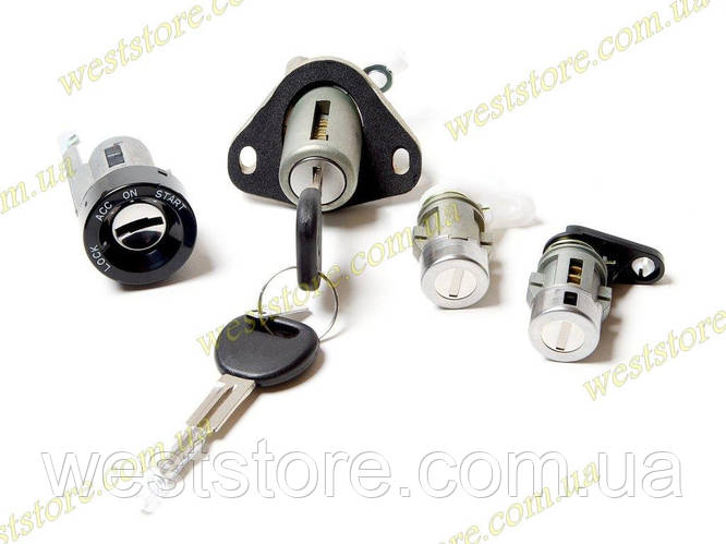 Замок зажигания +комплект личинок двери Daewoo Lanos,Sens,Ланос,сенс DM ...