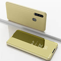 Чохол-книжка Mirror для Samsung A20S 2019 Дзеркальний Золотий
