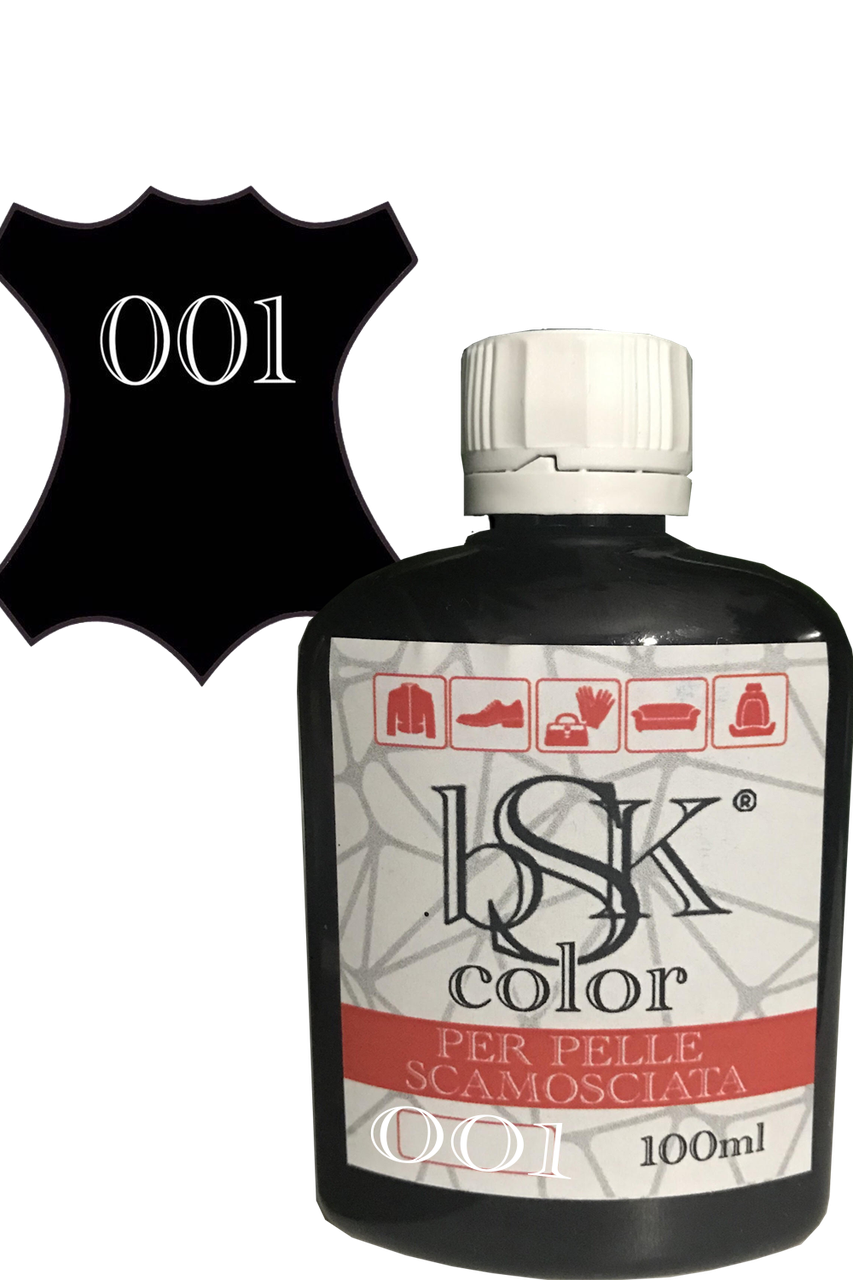 Краска для кожи черная bsk-color 100 мл купить в Украине | ""BSK-color ...