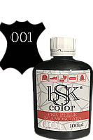 Фарба для шкіри чорна bsk-color 100 мл