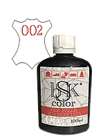 Фарба для шкіри колір білий bsk-color 100 мл
