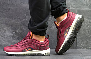 Кросівки чоловічі Nike air max 97,бордові 45р, фото 2