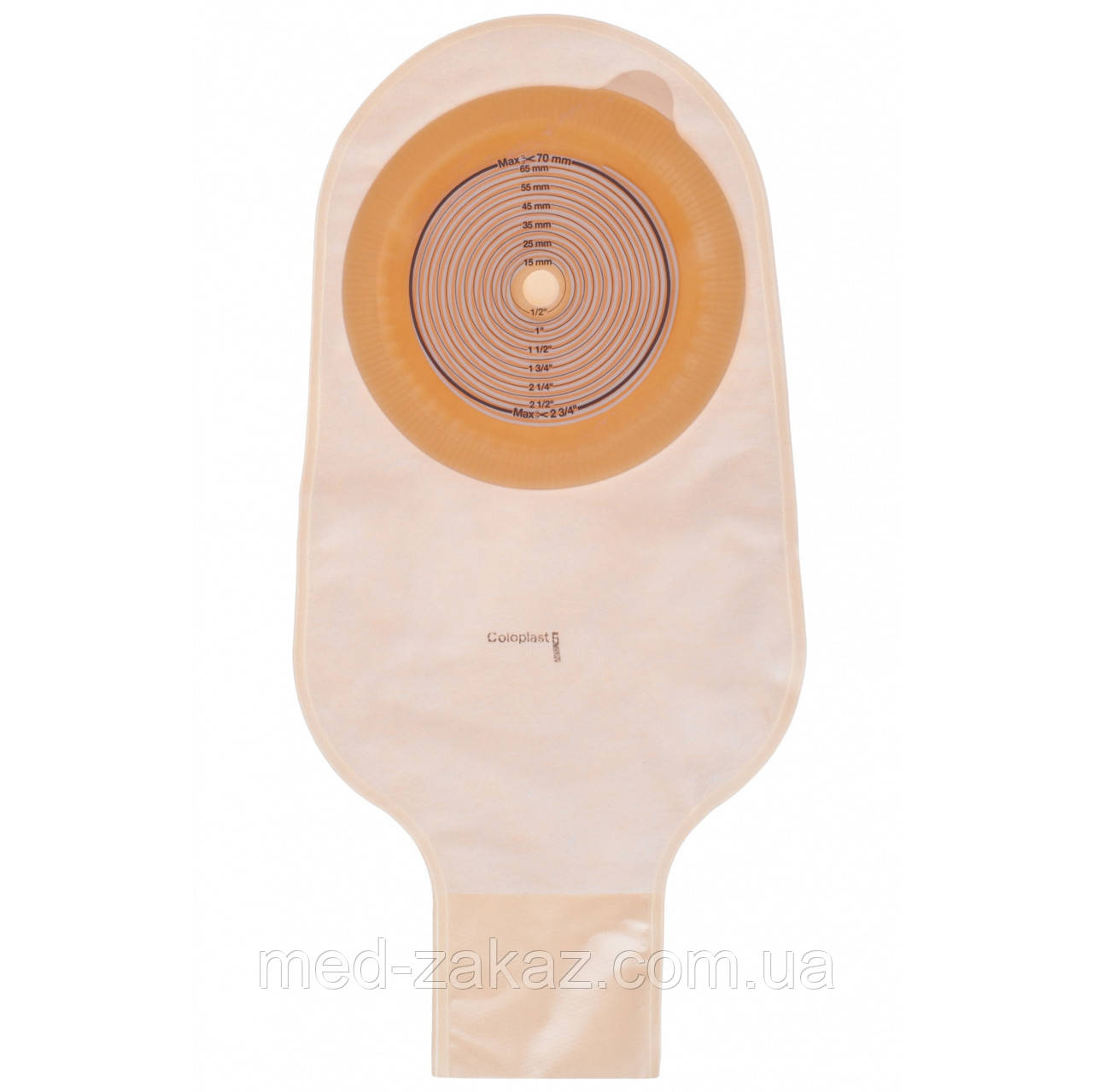 Калоприймач COLOPLAST 17450 10-70 мм однокомпонентний, відкритий, непрозорий №1