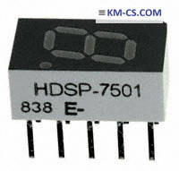 Індикатор світлодіодний 7-сегментний HDSP-7501 (Broadcom)