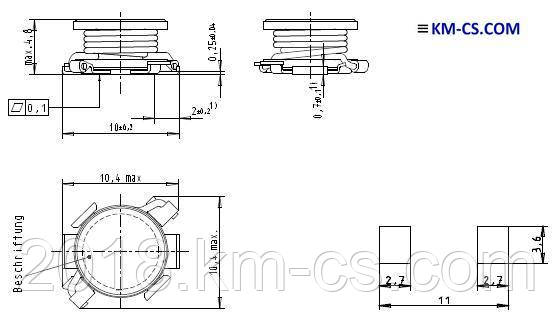 Індуктивність SMD L-6363 4.7 uH//B82462G2472M (Epcos)