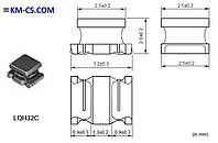 Индуктивность SMD L-1210 330uH //LQH32CN331K23L (Murata Electronics)