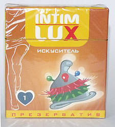 Презерватив із кульками та вусиками Intim Lux "Мисливець"