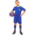 Комплект футбольної форми футболка, шорти та гетри SP-Sport УКРАЇНА 3900-16B-ETM1721 XS-XL кольори в асортименті, фото 7