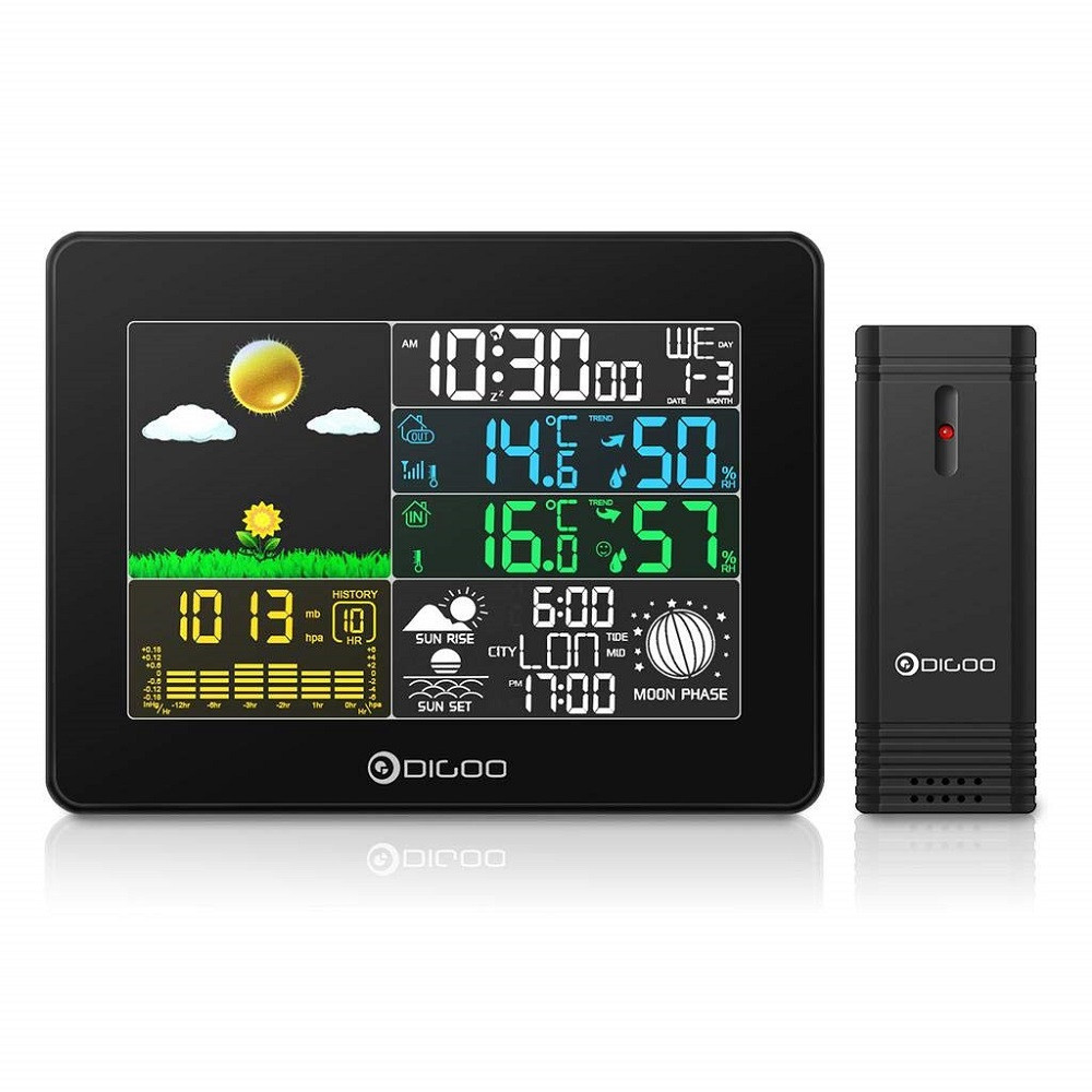 Метеостанція USB + бездротова з виносним датчиком Digoo DG-TH8868