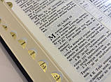 Біблія російською мовою, у коробці — шкіра, золотий зріз, пошукові індекси (17х24 см), фото 7