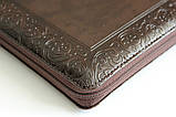 Біблія російською, у м'якому переплетенні — шкірозамінник, золотий зріз на змійці, з пошуковими інд. (17х24 см), фото 4