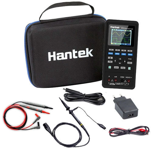 Осцилограф 2кан 40МГц і мультиметр 2в1 2.8"ЖК, Hantek 2C42