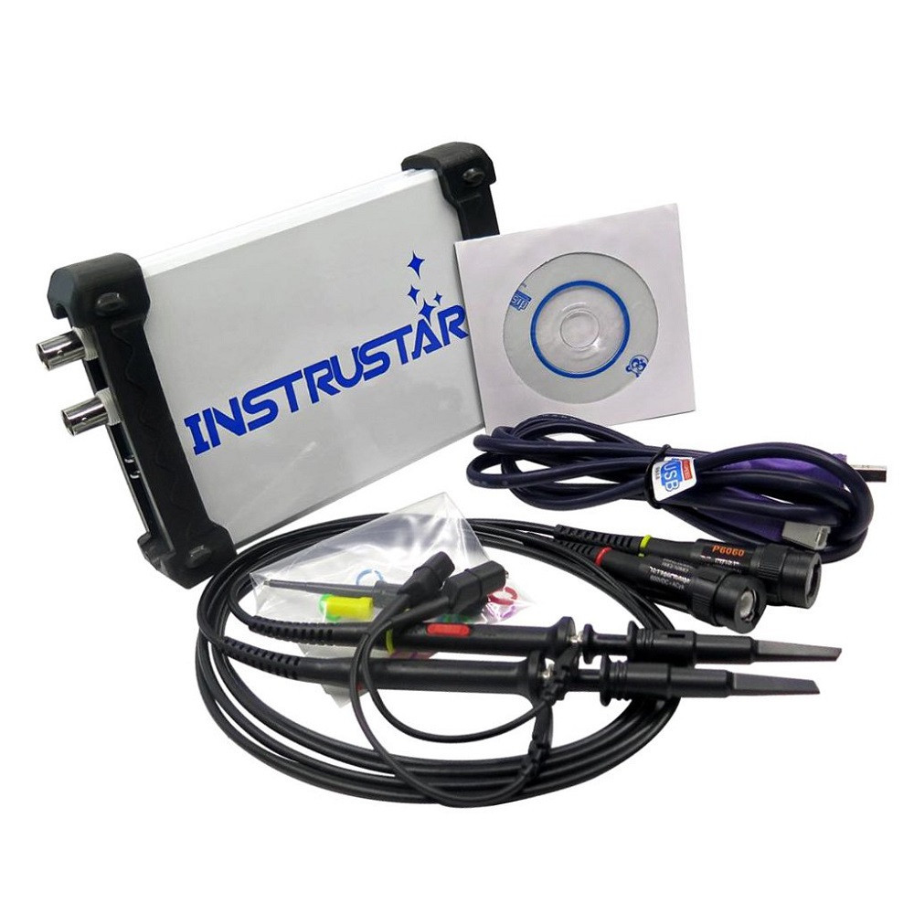 Осцилограф 2кан 20МГц 48МС/с USB приставка, ISDS205A, фото 1