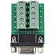 Перехідник RS232 DB9 COM-порт вилка мама - клемники 9pin, фото 2