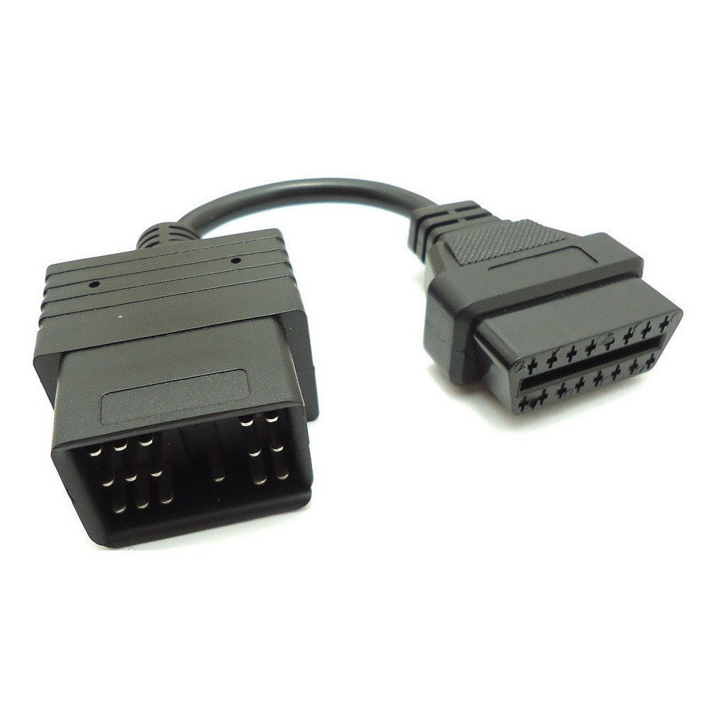 Перехідник з OBD2 16pin мама на Toyota 17pin тато, фото 1