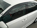 Дефлектори вікон (вітровики) (Американец) Volkswagen Passat B-7 USA 2011-2018 sed (Autoclover A189), фото 2